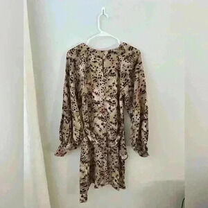 NWT banana republic cheetah print mini dress belted mobwife aesthetic classy